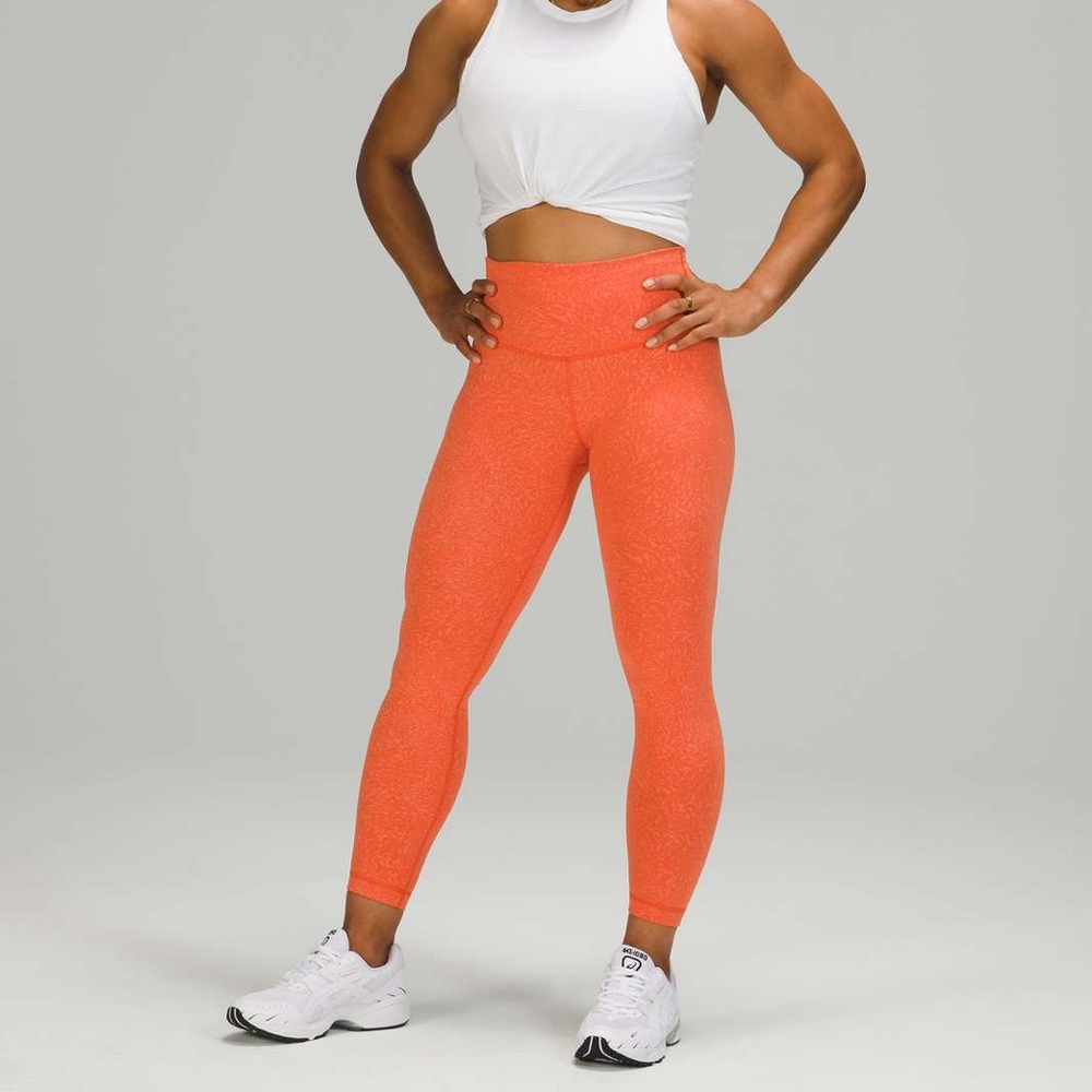 Lululemon Wunder Train coral 25”